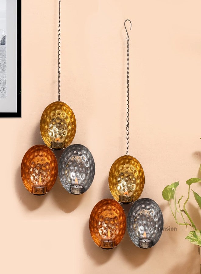 Ascension Metal Sconce Votive Wall Hanging Tealight Candle Holder Candle Holders for Home Decoration 43cm (2) - Image 1