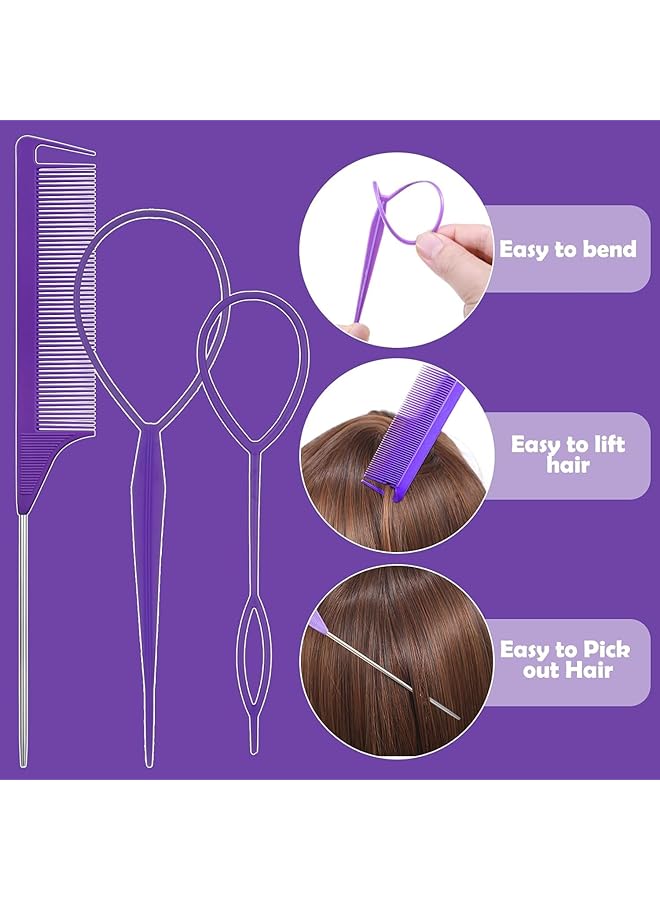 KASTWAVE Hair Ties For Baby Girls 360Pcs Colorful Baby Elatic Hair Bands Set With Hair Clips And Hair Tail Tools Ponytail Holders Hair Accessories For Toddler Girls Kids - Image 5