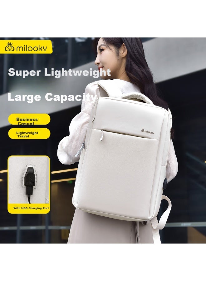 Milooky Laptop Backpack For Women, 14-15 Inch Large Capacity Backpack Compatible With Huawei, Apple, Xiaomi - Image 1