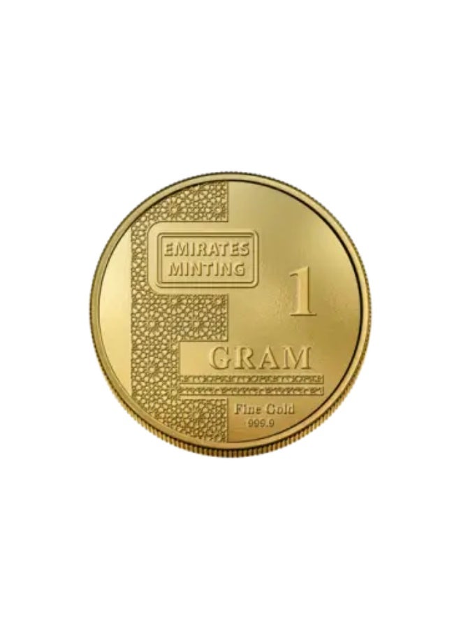 Emirates Minting 1g Gold Coin - Image 1