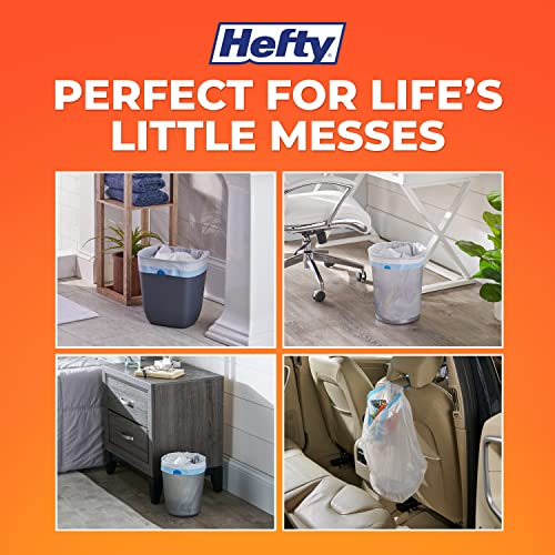Hefty Small Trash Bags, Ocean Water Scent, 4 Gallon, 34 Count - Image 5