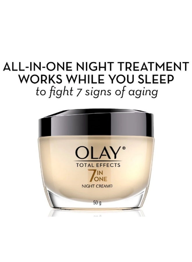 Olay Total Effects 7 In One Anti Ageing Night Cream Moisturizer (50g) - Image 2