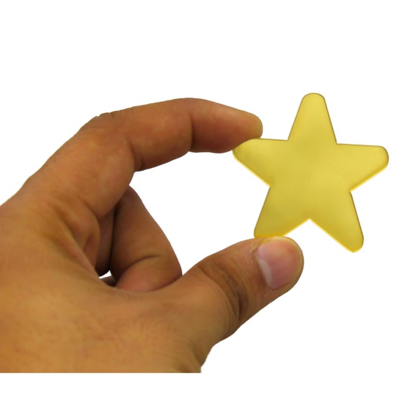Labworld Performance Shinning Star Badge with Pin to hang on fabrics Label Name plate for kids,adults,school,office and corporate - Image 5