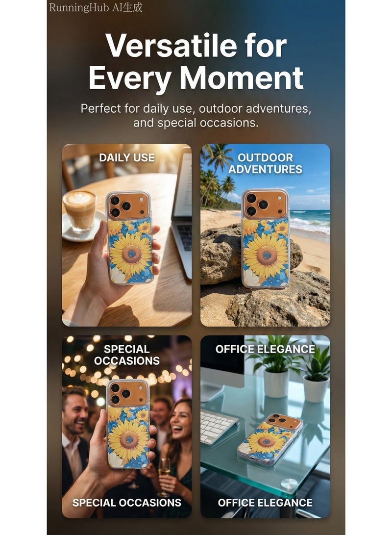 ThangCore •	Iphone17-Pro 3 in 1 TPU + PC Overmolding Magnetic Creative Design Phone Case - Image 2