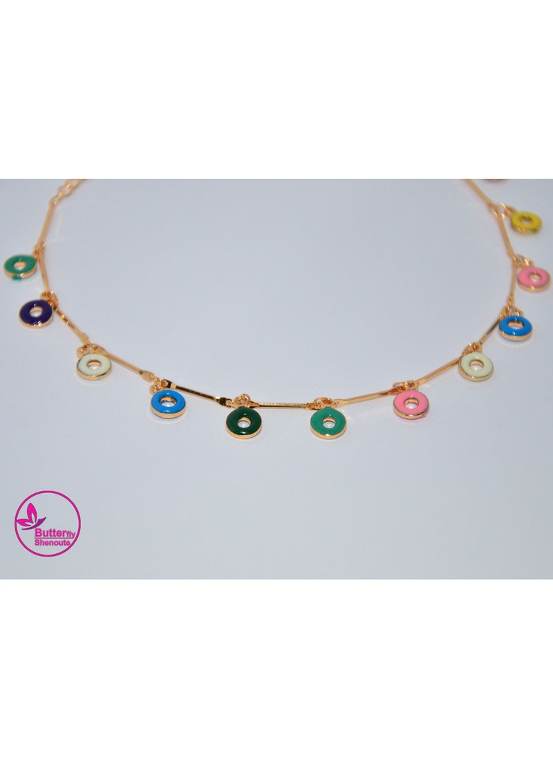 BUTTERFLY Butterfly Shenoute Gold Color Anklet With New Shapes Bell For Women  - Image 2