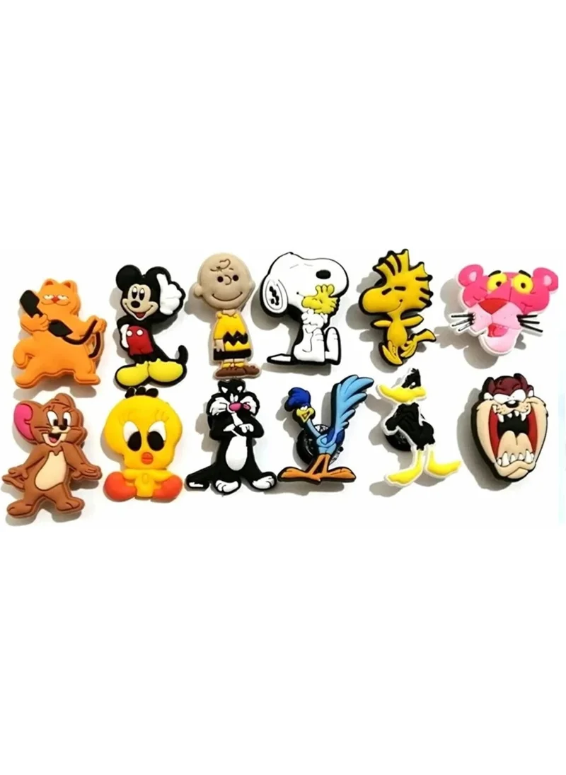 ماريماري 12 Pieces Slipper Ornaments Jibbits Z-7