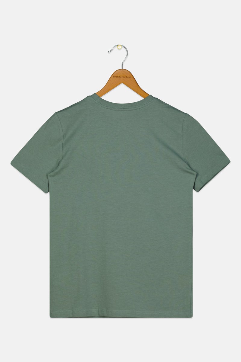 PUMA Kids Boy Short Sleeve Outdoor T-Shirt, Green - Image 2