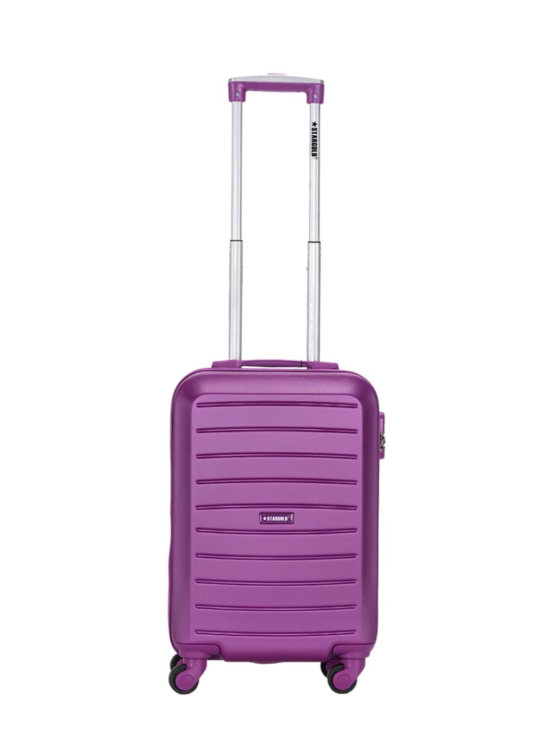 ستارجولد حقيبة سفر بأربع عجلات دوارة وجوانب صلبة مع قفل أرقام - Image 1