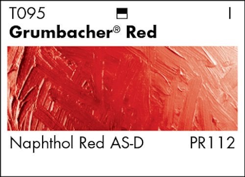 Grumbacher Academy Oil Paint, 150 ml/5.07 oz, Grumbacher Red - Image 2