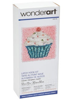 Cupcake Latch Hook Kit 12 X 12