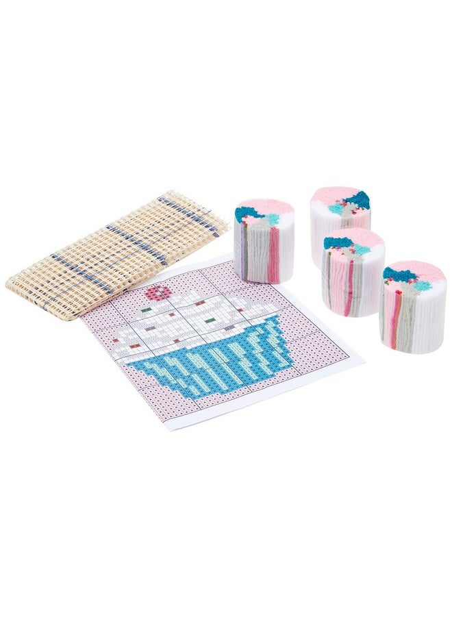 WonderArt - Cupcake Latch Hook Kit 12 X 12 - Image 1