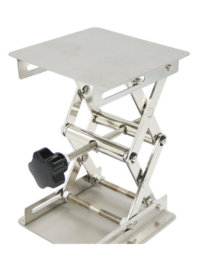 NIBEMINENT Laboratory Manual Lift Platform Silver/Black - Image 4