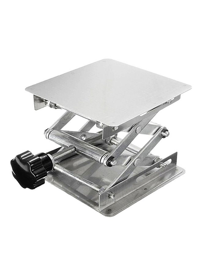 NIBEMINENT Laboratory Manual Lift Platform Silver/Black - Image 1