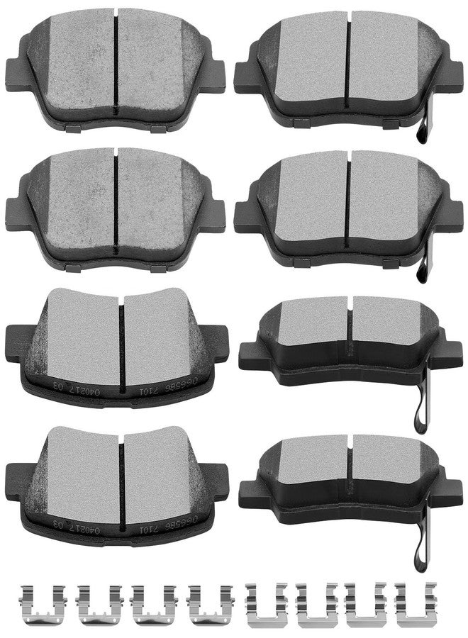 SCITOO 581013QA10,D1444-8595 583022TA60,D1445-8428 Front Rear Brake Pads Fit For 2009-2015 For Hyundai Sonata,2011-2016 For Kia Optima - Image 1