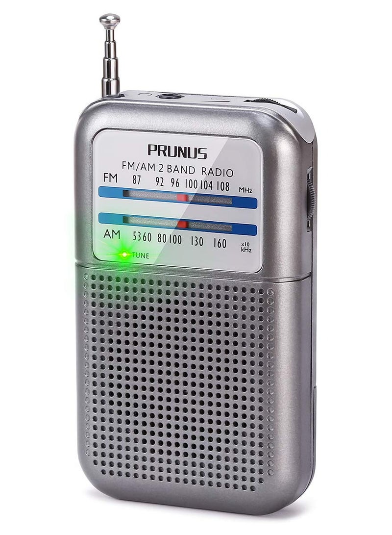 SYOSI DE333 Portable Radios Small, Battery Radio Transistor with FM AM, Signal Indicator, Battery Operated, Excellent Receiving and Sound Quality, Mini Pocket Radio for Walking Jogging and Camping - Image 1