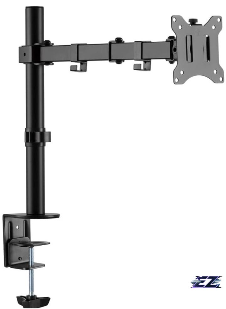 ELTRAZONE NEW Full Motion Monitor Arm Mount Stand for 17" to 32" Screens - Heavy Duty Single Arm  - Image 1