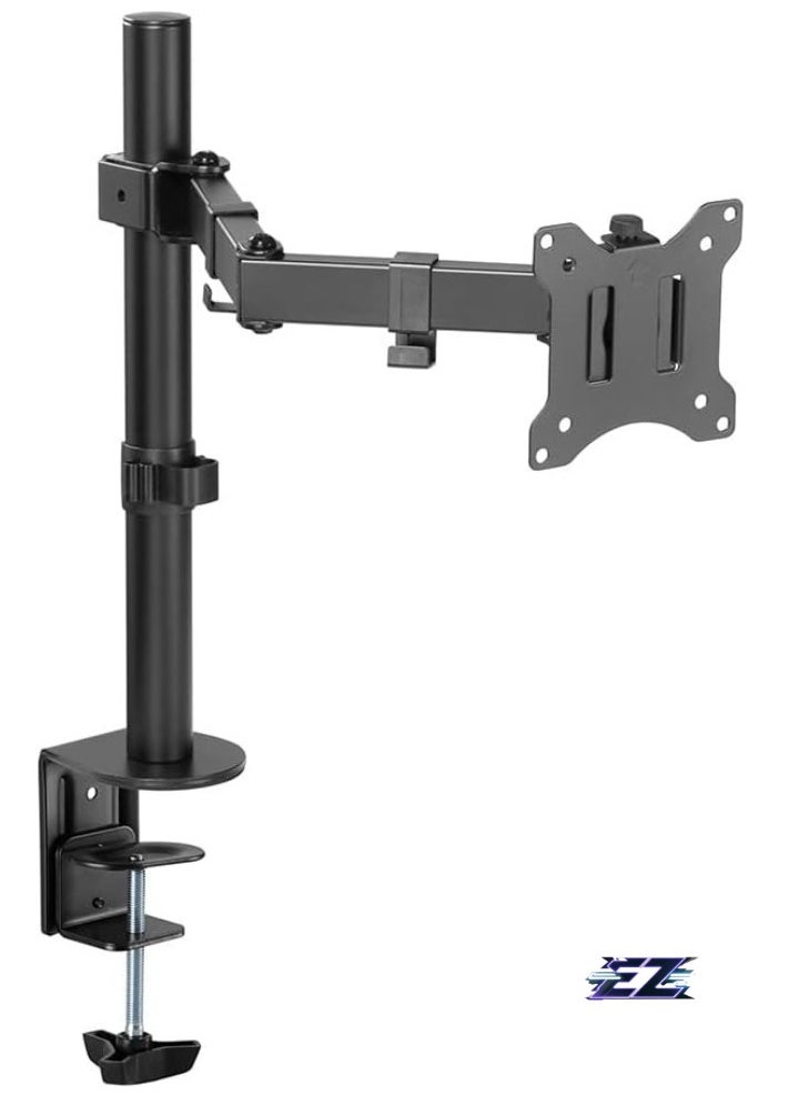 ELTRAZONE NEW Full Motion Monitor Arm Mount Stand for 17" to 32" Screens - Heavy Duty Single Arm  - Image 2