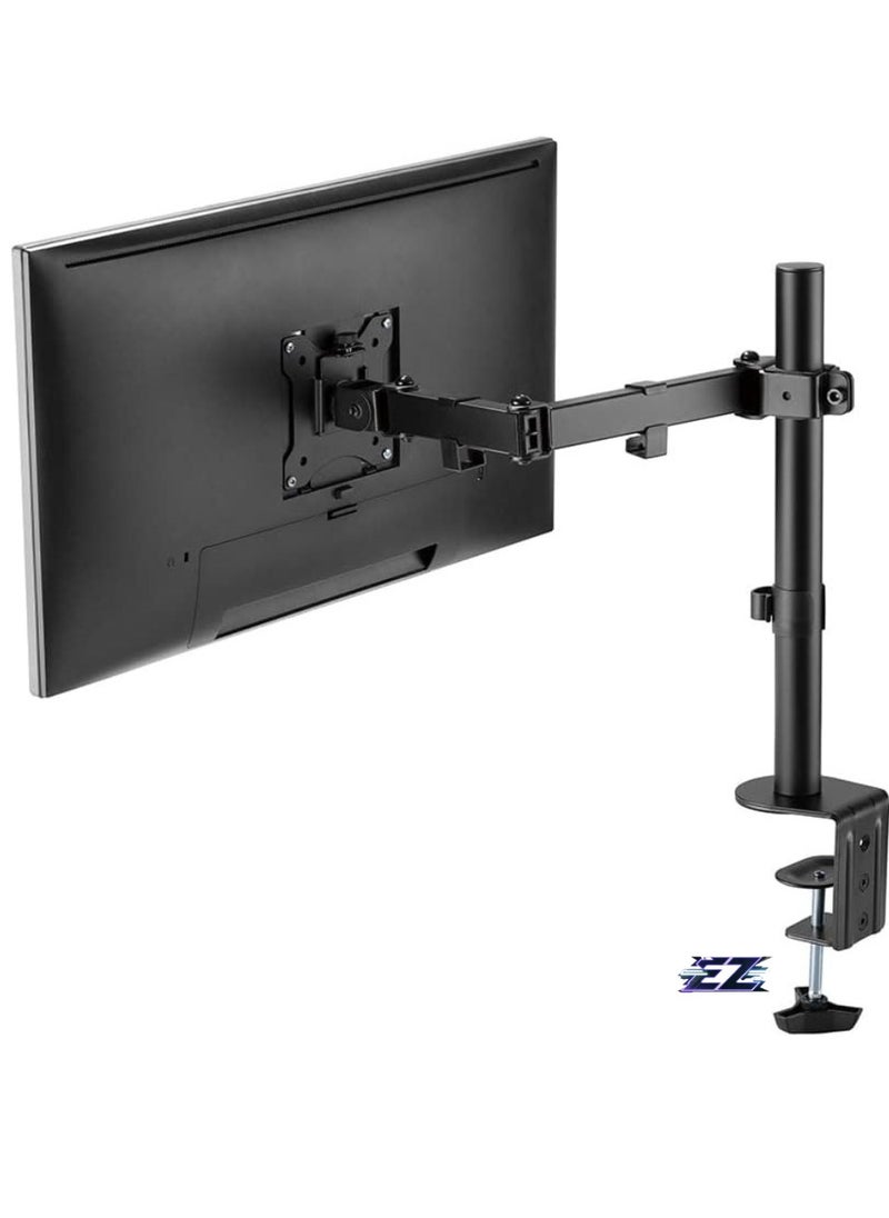 ELTRAZONE NEW Full Motion Monitor Arm Mount Stand for 17" to 32" Screens - Heavy Duty Single Arm  - Image 5