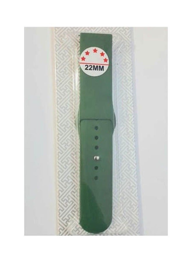 حزام ساعة سيليكون لساعة هواوي GT4 ماكس الذكية 46 ملم 22 ملم حزام مضاد للكسر - اخضر - Image 2