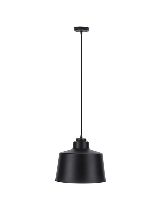 El Rawda Lighting Bonta Ceiling Lamp - Single | modern decorative LED E27 pendant light ceiling lamp hanging | suitable for any room | Color: Black | Size: 70x30 cm
