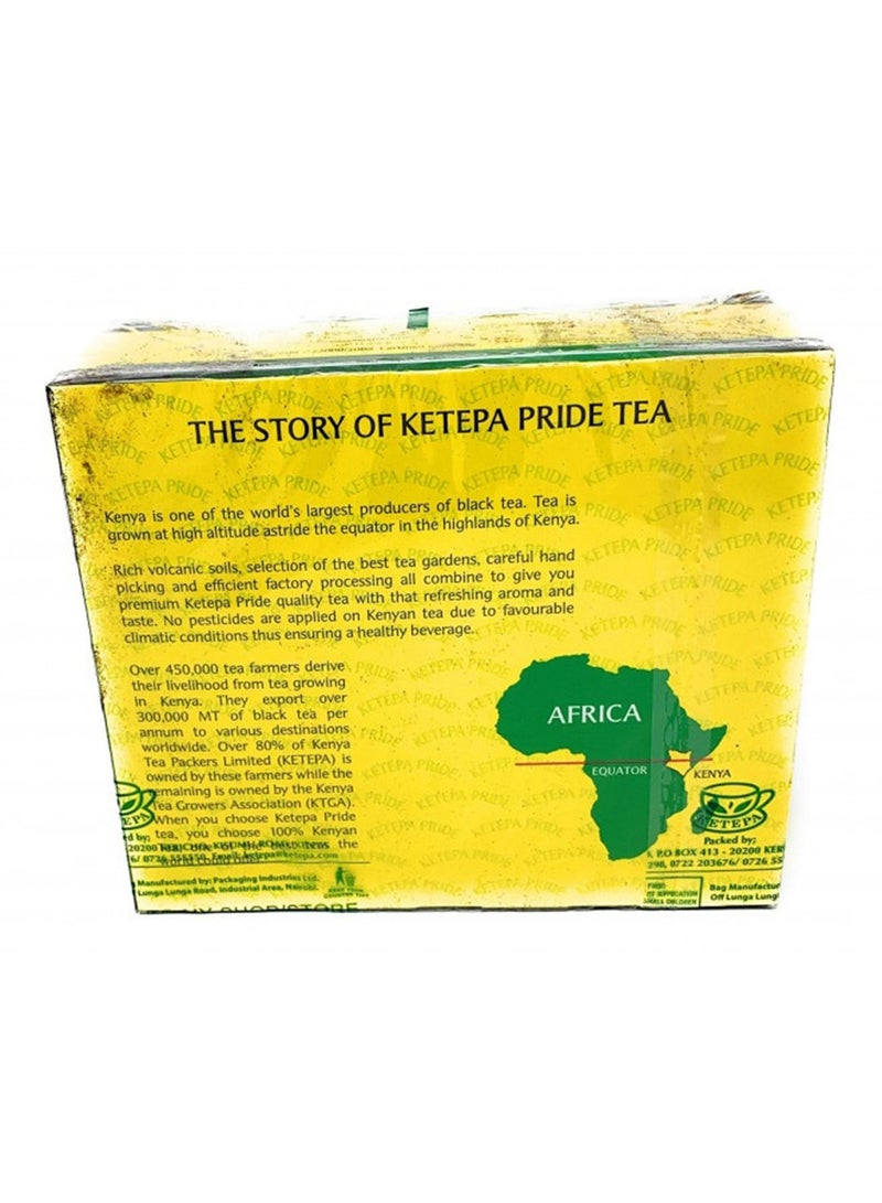 Ketepa Pride Standard Pack, 200G, 100 Tagged Teabags - Image 2