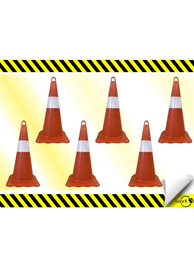 Lorex - LR-0250 Unbreakable Traffic Cone (6 Pieces) - Image 1