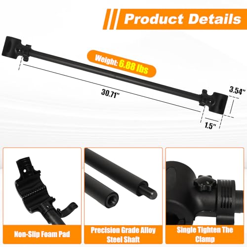 Zejoot Dumbbell Barbell Converter Bar, Adjustable Weight Dumbbell to Barbell Converter, Easy Grip & Installation Weight Lifting Bar, Ideal for Strength Training Home Gym - Image 2