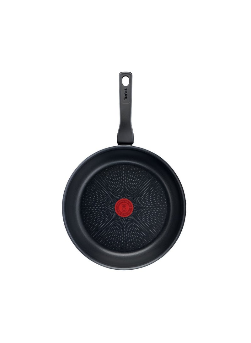 تيفال Tefal XL Intense Non-Stick Frying Pan 28cm Titanium 2X Coating Thermo-Signal Heat Indicator for Gas Electric Ceramic Halogen Black black 28cm - Image 2