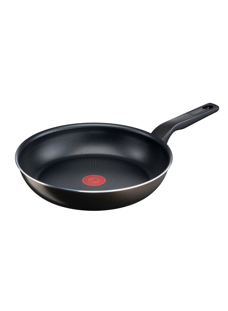 تيفال Tefal XL Intense Non-Stick Frying Pan 28cm Titanium 2X Coating Thermo-Signal Heat Indicator for Gas Electric Ceramic Halogen Black black 28cm - Image 1