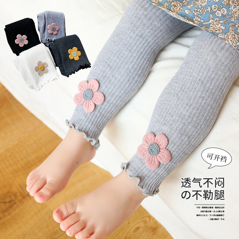 Children'S Leggings Thin Outer Wearing Western Style New Children'S Leggings Small And Medium-Sized Children'S Girls' Baby Pants - Image 4