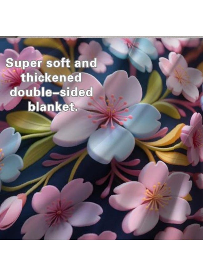 عام بطانية رقيقة من الفانيلا (دافئة ومريحة، ومناسبة للنوم واستخدام الألعاب وإزالة الغبار ومقاومة للرمل) 150 سم * 200 سم - 240 - Image 4