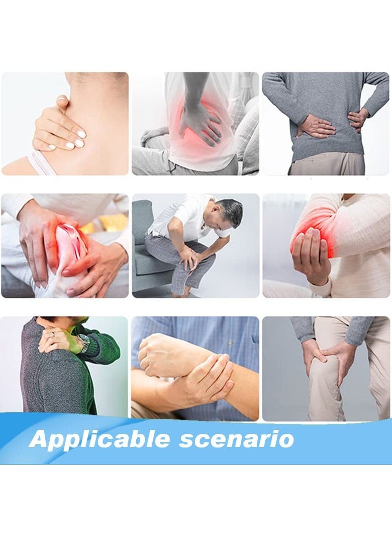 SYOSI 60Pcs Pain Relief Patch Plaster Pain Relieving Patch Natural Ingredients for Long Lasting Effect to 10 Hours Promote Blood Circulation Medicated Plaster for Knee Joint Muscle Pain - Image 3