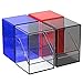 KKU 4 Pack Card Deck Cases Trading Card Storage Boxes Acrylic Card Holder Cases Deck Storage Box Hold 400 Sleeved Cards Fit for Sport Cards 4 Colors - Image 2