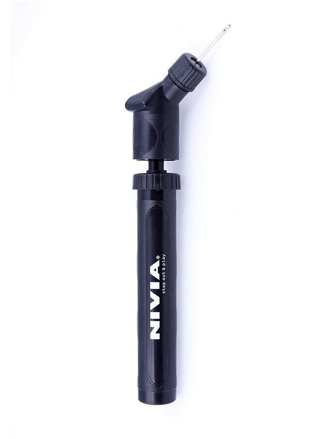 Nivia Double Action Ball Pump | with Needle Air Pump for Sports Football, Volleyball, Basketball, Rugby, Soccer Ball, Other Inflatable Balls | Stainless Steel Pin Air Pump  - Image 1