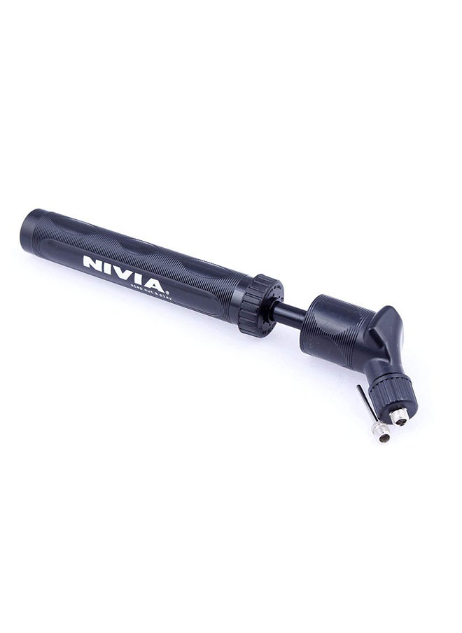 Nivia Double Action Ball Pump | with Needle Air Pump for Sports Football, Volleyball, Basketball, Rugby, Soccer Ball, Other Inflatable Balls | Stainless Steel Pin Air Pump  - Image 2