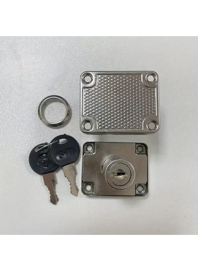 Style2 Automatic Drawer Lock Self Closing Metal Cabinet Lock For Office Storage - Image 2