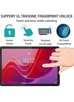 LIXES [2-Pack] Tempered Glass for Lenovo Tab M11 2024 TB-330FU TB-331FC 11 inches Screen Protector, 9H Hardness, Anti-Fingerprints, No Bubbles, HD-Clear, Full Coverage Lenovo Tab M11 Tablet Film  - Image 2