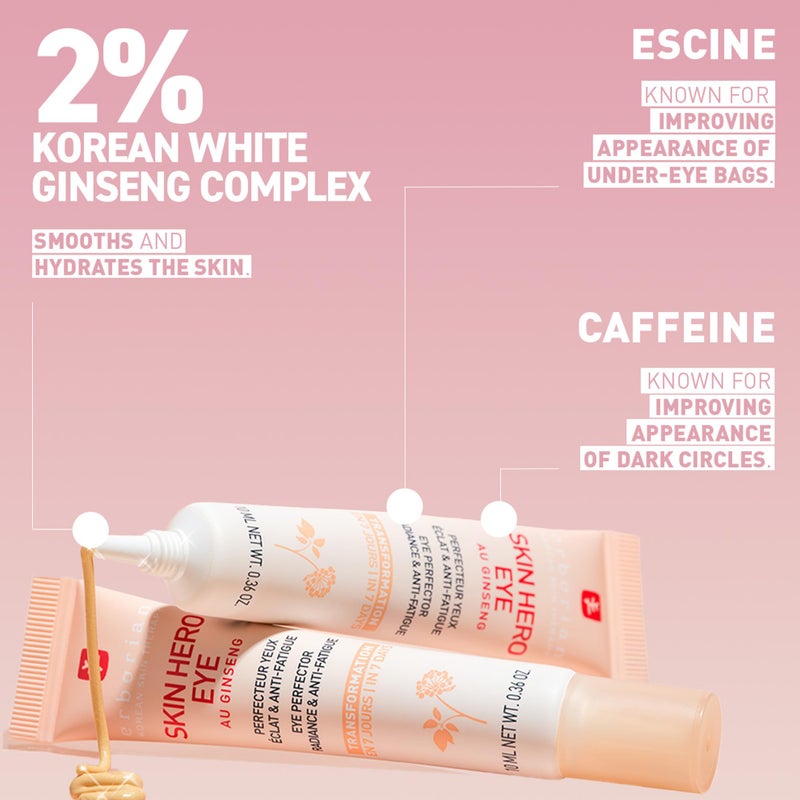 Erborian Skin Hero Eye Cream Perfector, De-Puffs, Hydrates & Blurs Appearance of Fine Lines & Wrinkes for Radiant, Smooth Skin, Korean Skincare - Image 5