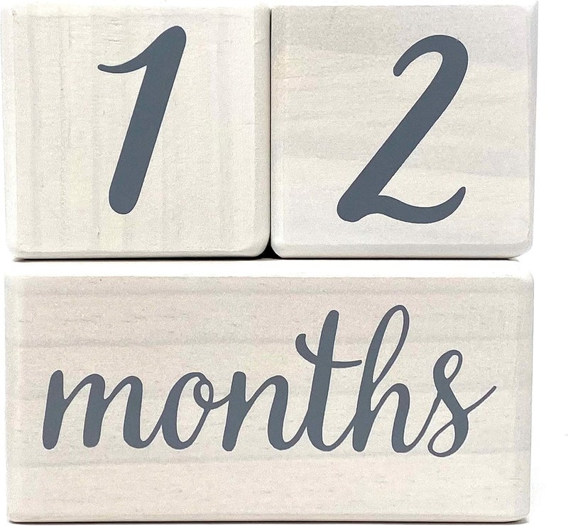 Pondering Pine Baby Milestone Blocks Set - Image 2