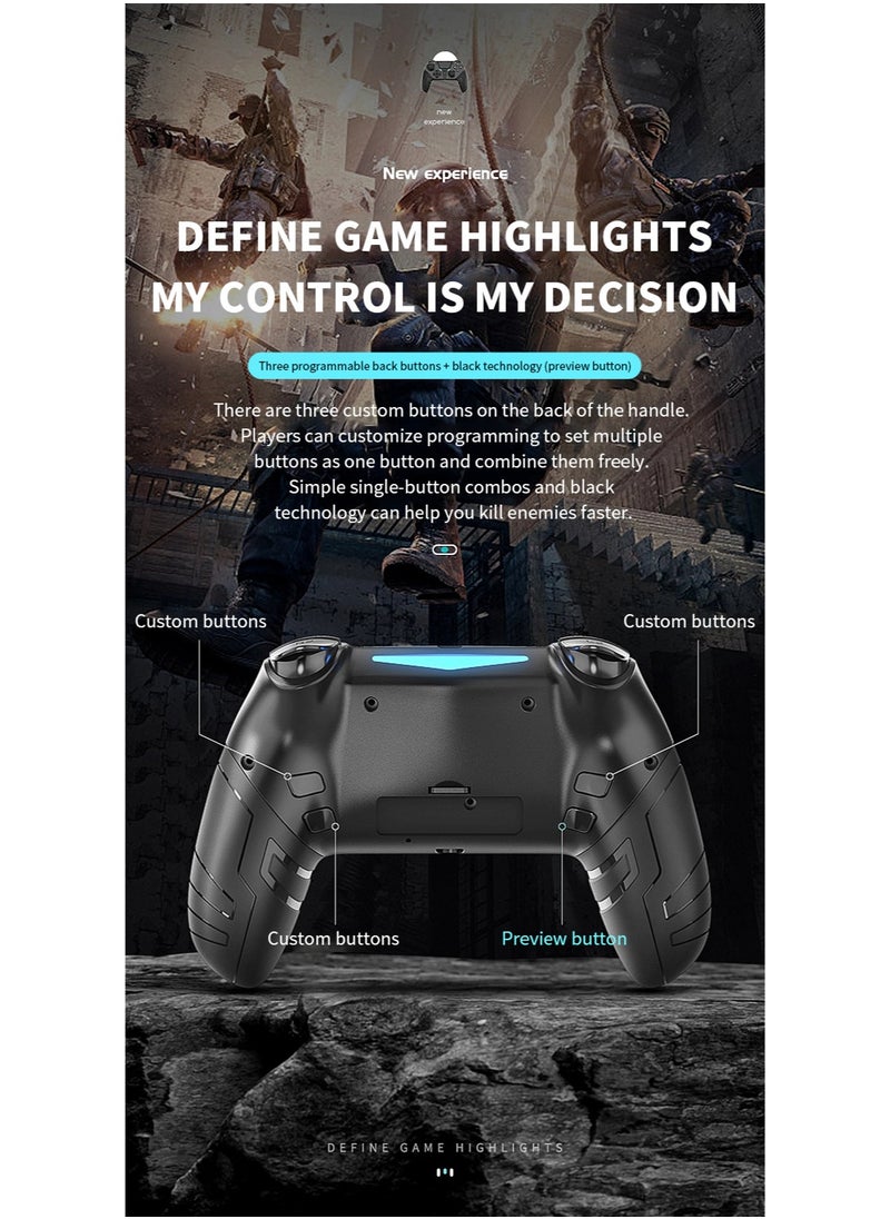 Classic Gamepad Elite Gaming Controller Multi-platform compatible PCPS Android iOS