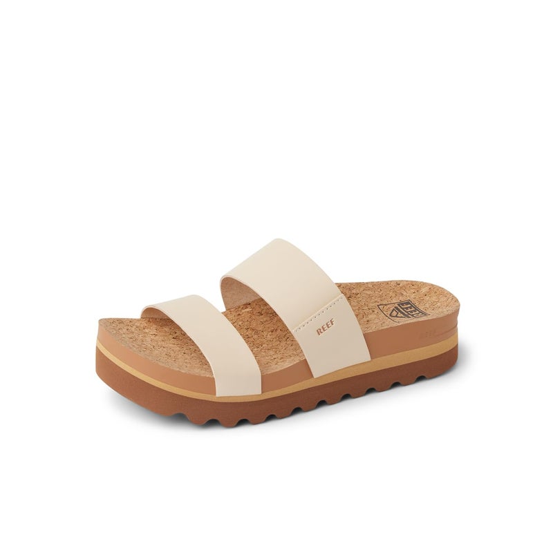 REEF Cushion Vista Hi Womens Platform Fashion Sandal, Arch Support, Ultra Soft Cushion Footbed, Sand, 8 - Image 1