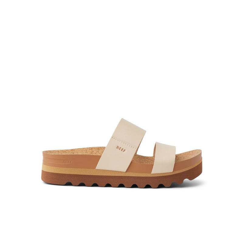 REEF Cushion Vista Hi Womens Platform Fashion Sandal, Arch Support, Ultra Soft Cushion Footbed, Sand, 8 - Image 3