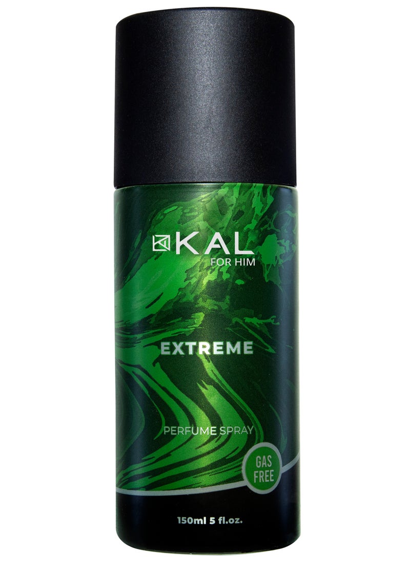 KAL - Extreme Perfume Spray For Men 150ml - Image 1