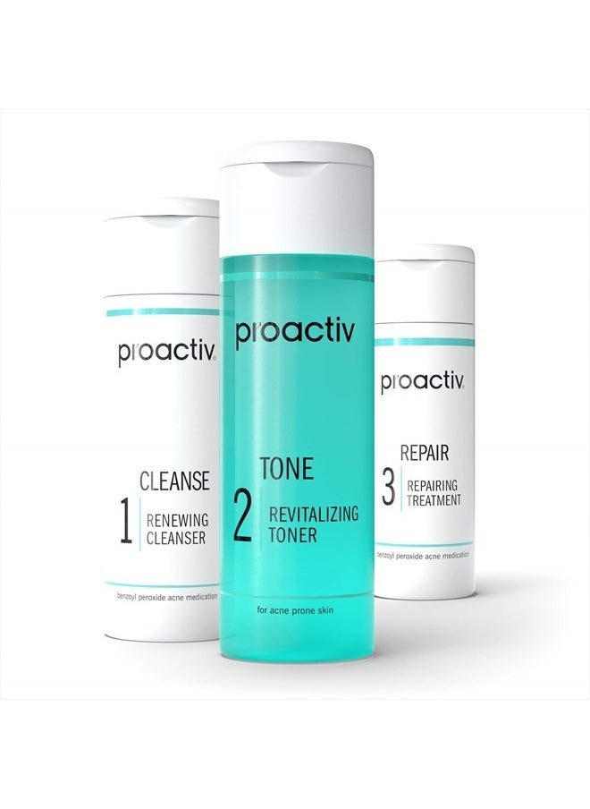 Proactiv - 3 Step Acne Treatment System, Cleanser, Toner and Repair (60+60+30) - Image 1