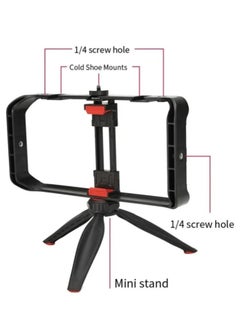 Jmary JMARY MT-33 Phone Stand Tripod ABS Video Recording Vlog Mobile Phone Rig Cage  - Image 3