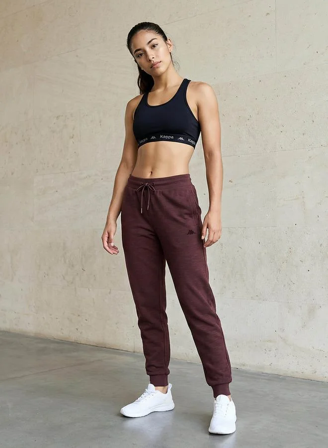 Kappa BROWN Kappa Women Drawstring Waist Joggers for Women | Best Price UAE