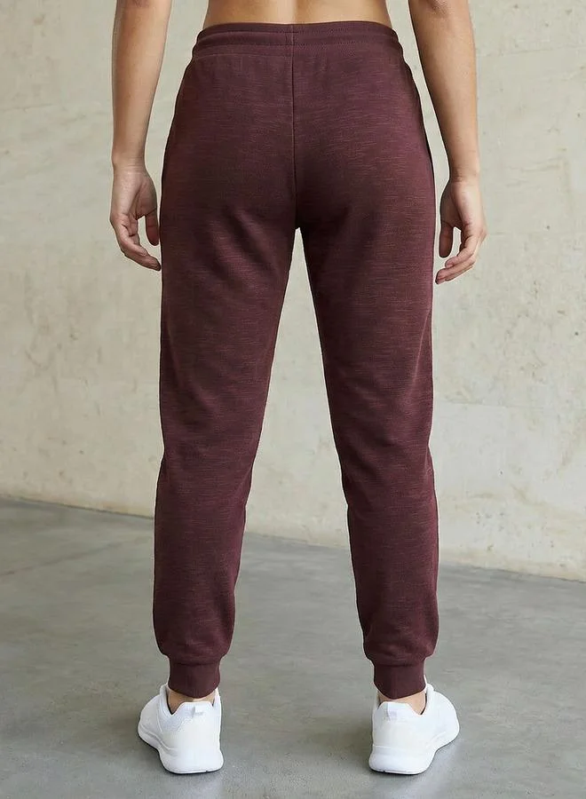 Kappa BROWN Kappa Women Drawstring Waist Joggers for Women | Best Price UAE