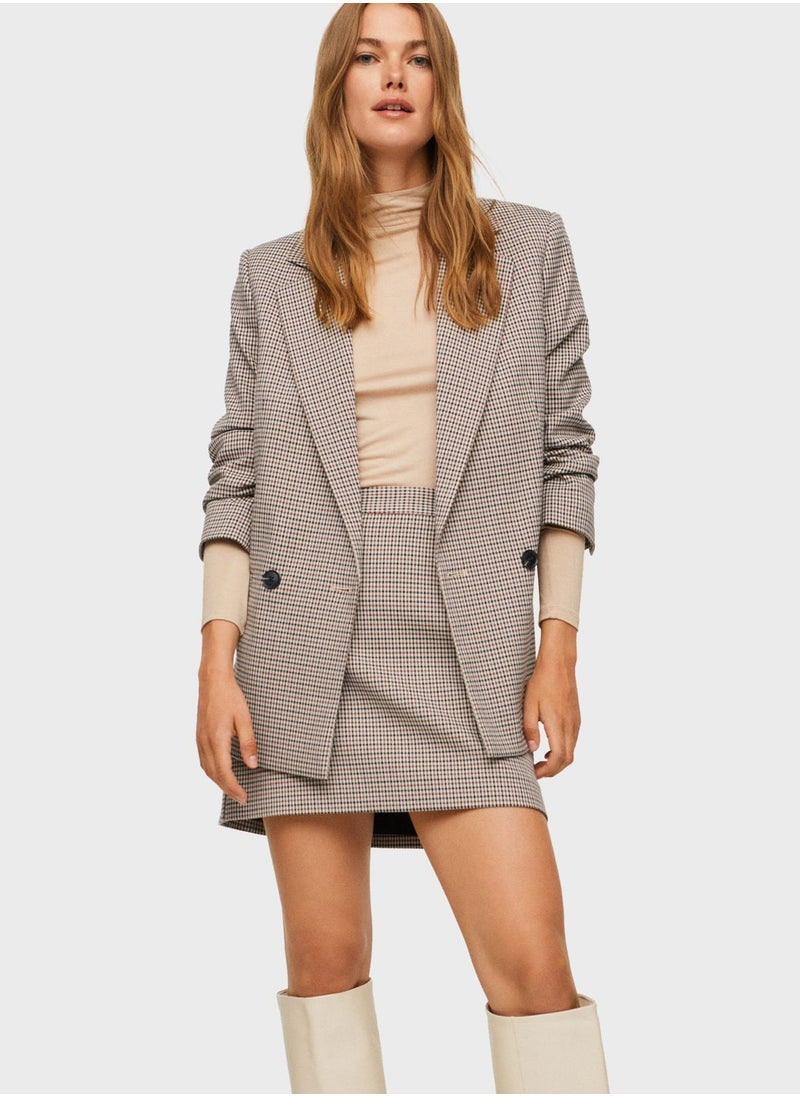 MANGO - High Waist Mini Skirt - Image 1