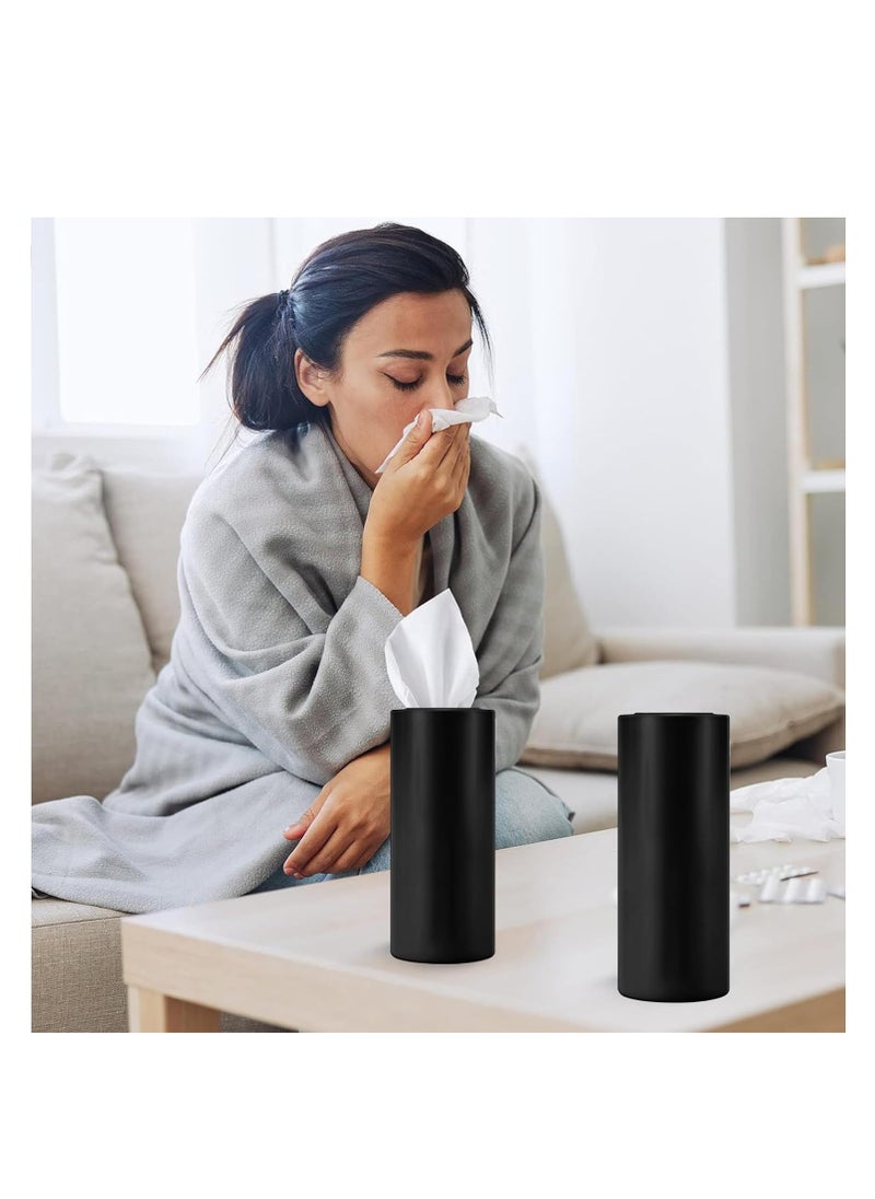 Rightsure Car Tissues Boxes,Fine Fluffy Facial Tissues 4 Boxes of 3 Ply x 40 Sheets，Canned Tissue Cylinder Tissue Boxes Perfect for Car Cup Holder Car Tissue Holder, Travel Tissues  - Image 4