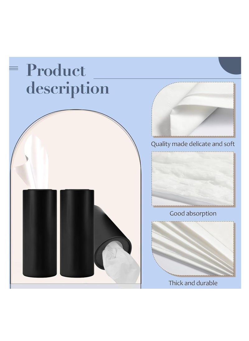 Rightsure Car Tissues Boxes,Fine Fluffy Facial Tissues 4 Boxes of 3 Ply x 40 Sheets，Canned Tissue Cylinder Tissue Boxes Perfect for Car Cup Holder Car Tissue Holder, Travel Tissues  - Image 5